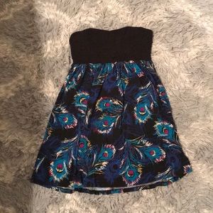 Cute comfortable strapless tunic